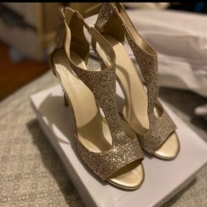 David's bridal gold 👠 heels 8